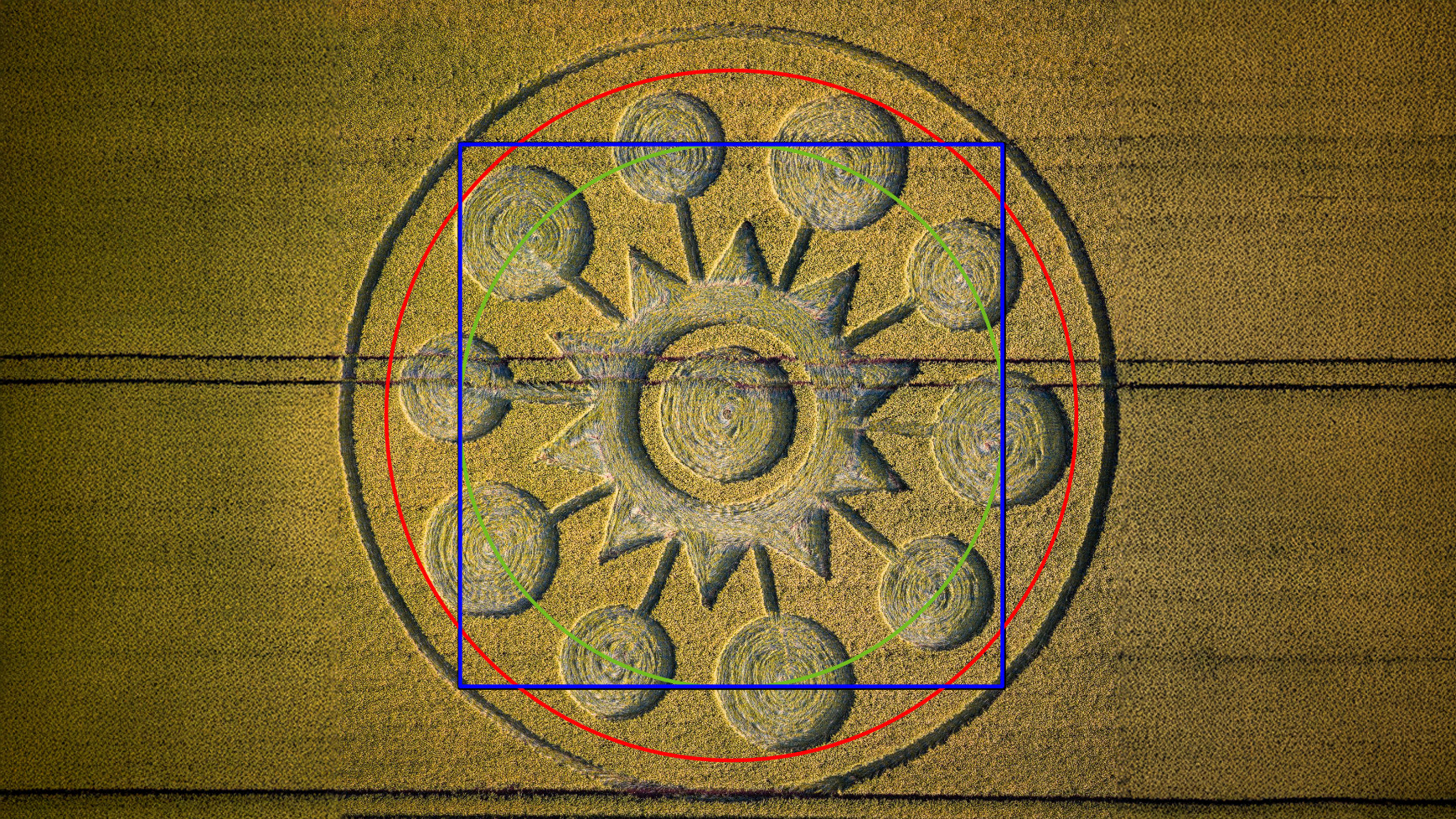Uncovering a Sublime Geometry of the Faulkners Crop Circle.
